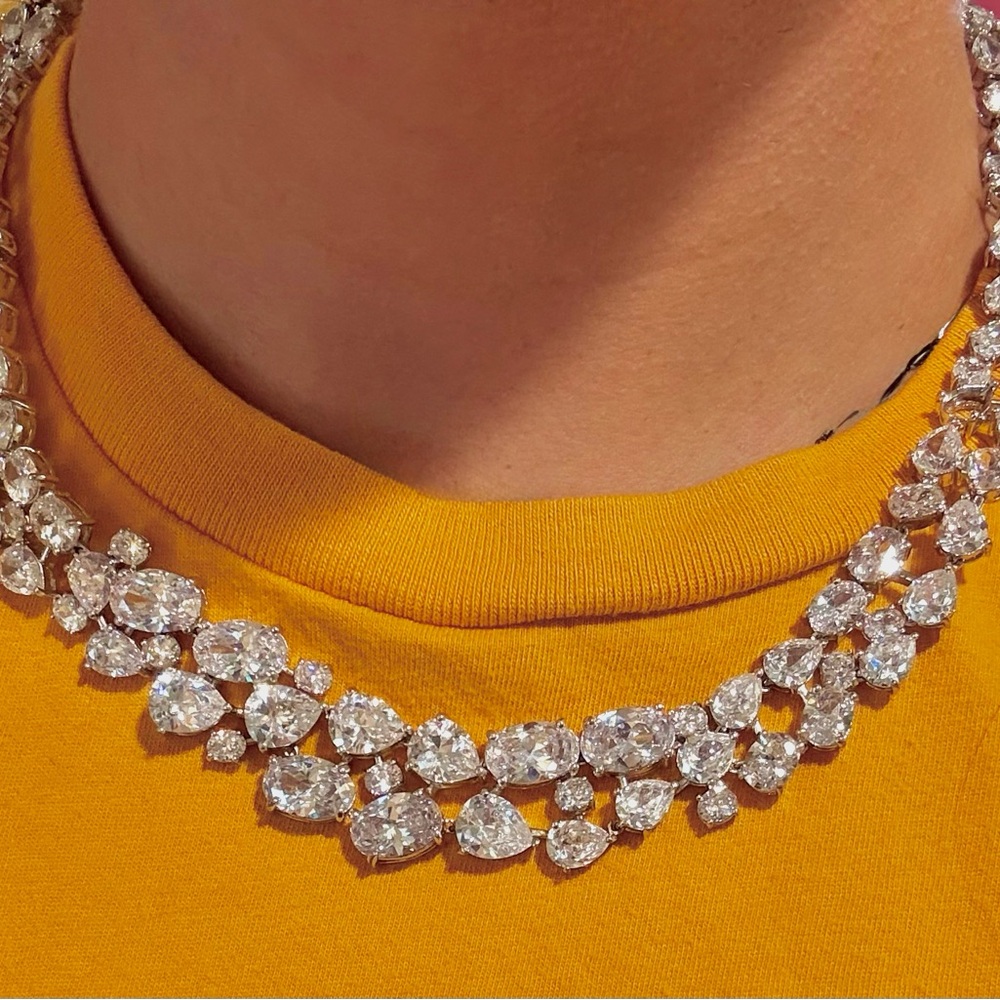 White Crystal Necklace